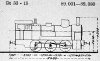 Skizze der T 8 (Preußen) = 89.0 (DR)