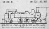 Skizze der T 9.1 (Preußen) = 90.0 (DR)