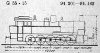 94.2: Skizze der T 16 (Preußen) = 94.2 (DR)