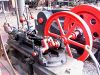 Dampfmaschine: Dampfmaschine: Kurbelwelle im Vordergrund