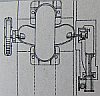 Dampfpumpe: Große Pumpe (Draufsicht)